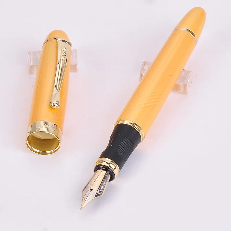 Jinhao X450 Luxury Dazzle Blue Fountain Pen High Quality Metal Inking Pens for Office Supplies School Supplies