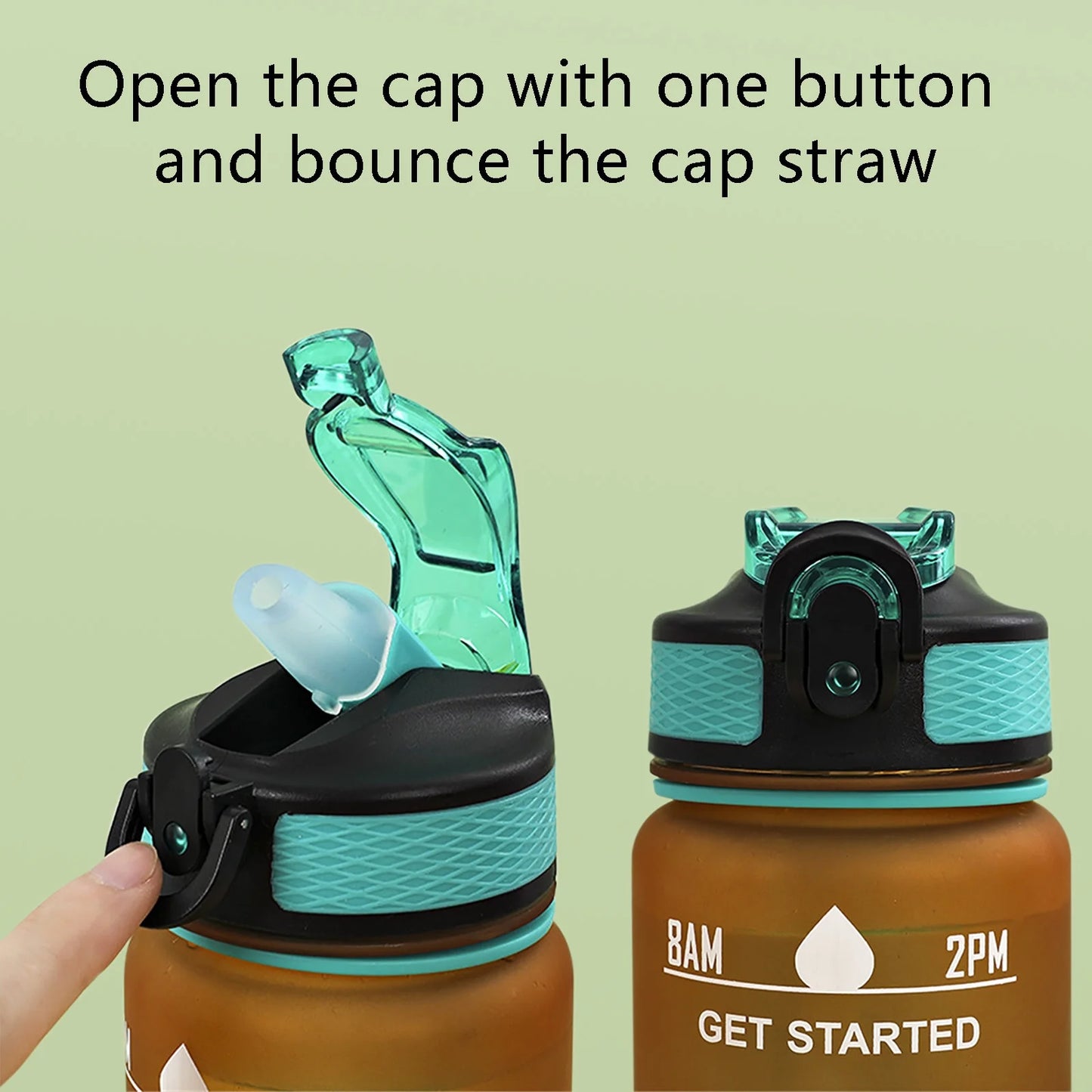School Supplies Bottle with 32Oz Squeezing Ejection Opening with Leakproof Wide Mouth and Fast Water Flowing for Outdoor Sport