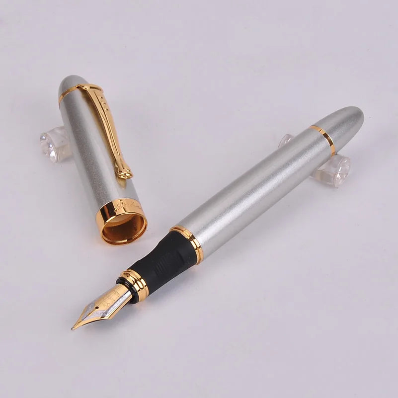 Jinhao X450 Luxury Dazzle Blue Fountain Pen High Quality Metal Inking Pens for Office Supplies School Supplies