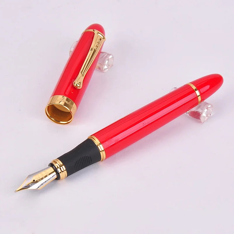 Jinhao X450 Luxury Dazzle Blue Fountain Pen High Quality Metal Inking Pens for Office Supplies School Supplies