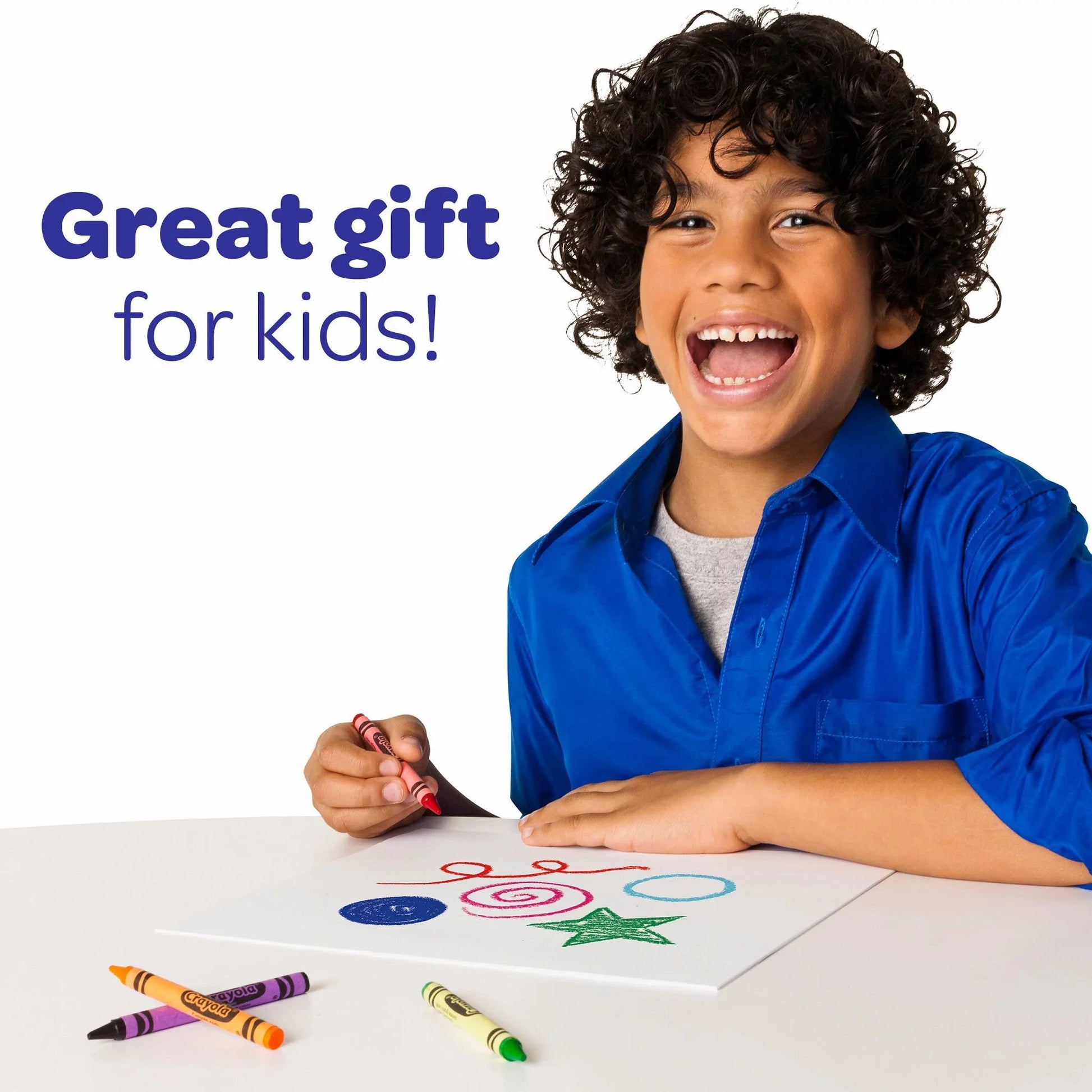 Crayon Set, 96 Ct, Classroom Must Haves, Back School Supplies for Teachers and Students, Coloring Gift for Kids, Ages 4+