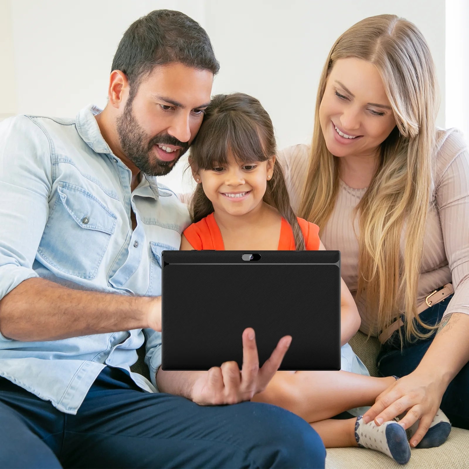 Tablet 10 Inch Android Tablets, 64GB ROM 1024GB Expand,6000Mah Battery, Quad-Core Processor 2GB RAM Tableta, 8MP Camera Wifi 10.1'' IPS HD Touch Screen Android Tablet Black.