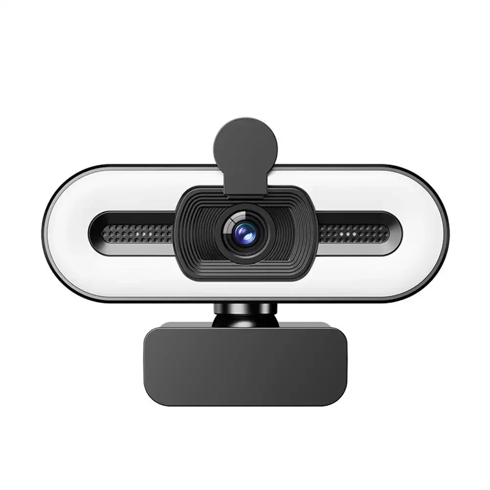 4K Webcam Autofocus HD Webcam with Fill Light Rotatable Laptop Webcam PC Computer Camera with Microphone for Youtube Video