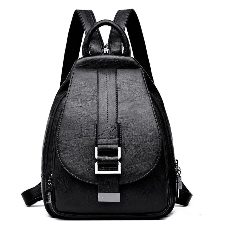 2024 Designer Backpacks Women Leather Backpacks Female School Bag for Teenager Girls Travel Back Bag Retro Bagpack Sac a Dos
