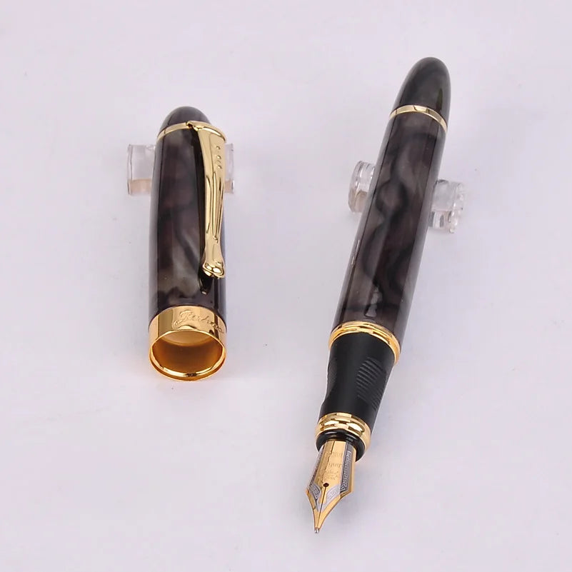 Jinhao X450 Luxury Dazzle Blue Fountain Pen High Quality Metal Inking Pens for Office Supplies School Supplies