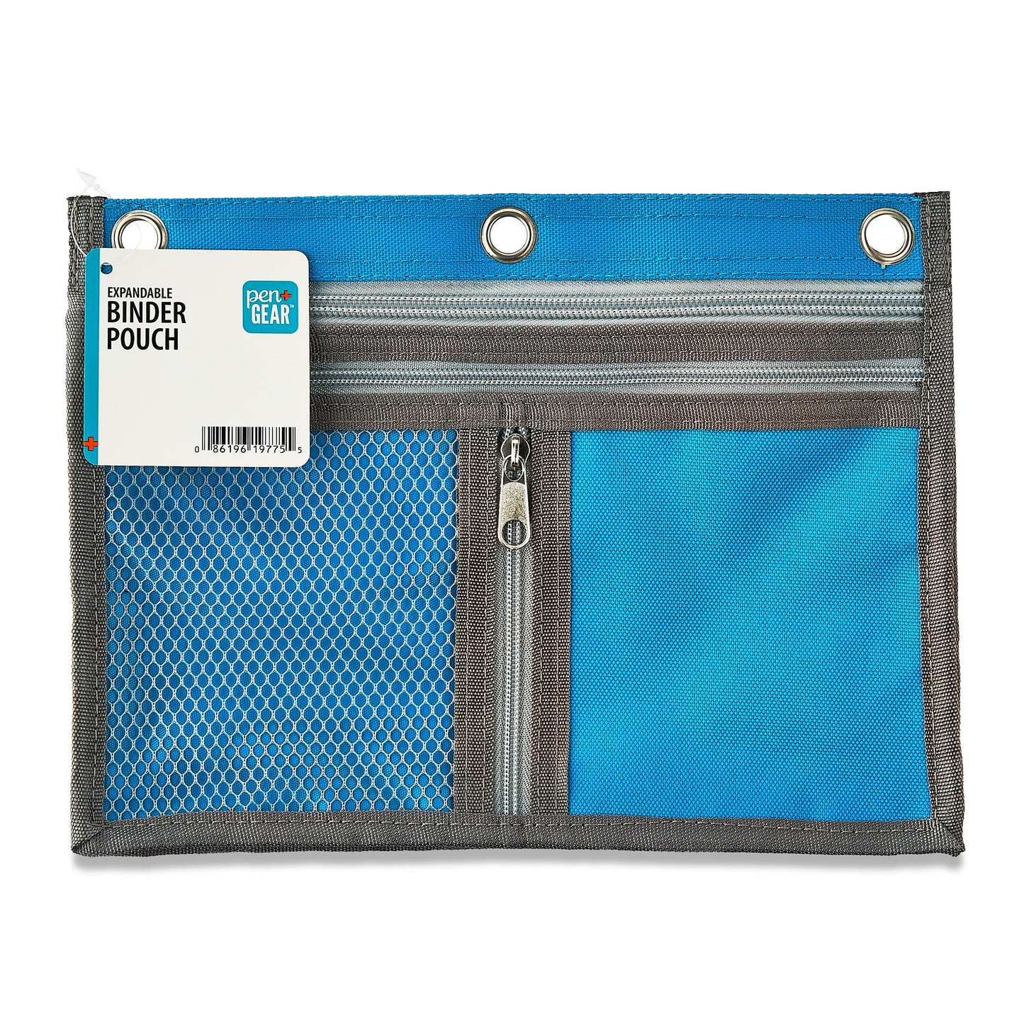 Blue Expandable Binder Pouch
