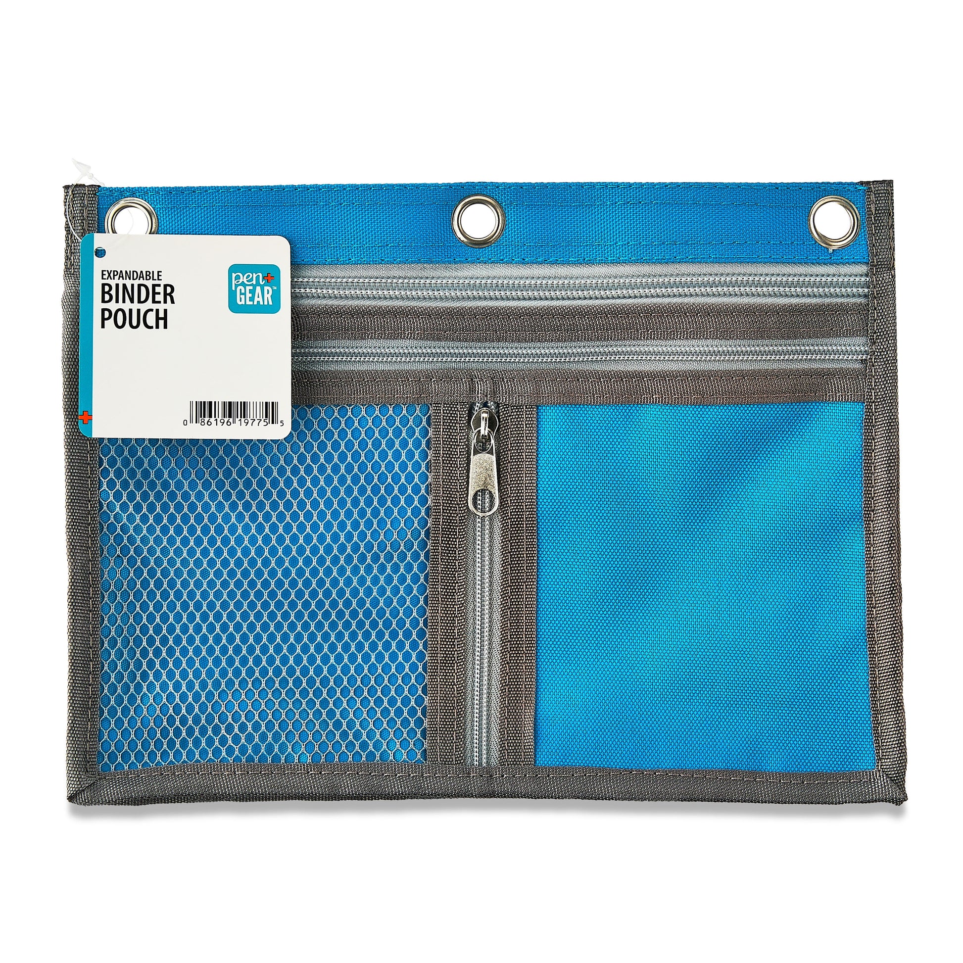 Blue Expandable Binder Pouch