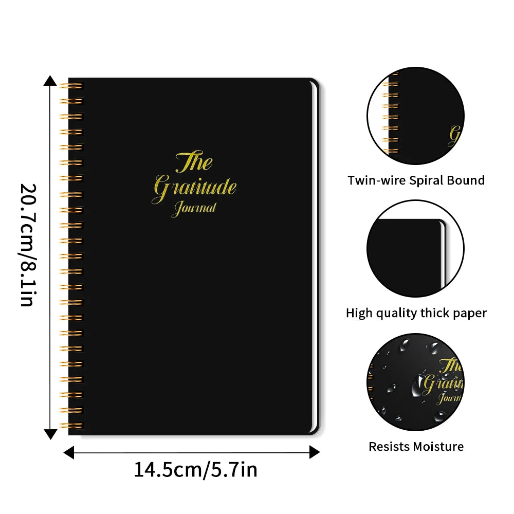 Gratitude Planner: a 5.71 X 8.15-Inch Undated Daily Gratitude Journal That Keeps Track of Your Mood