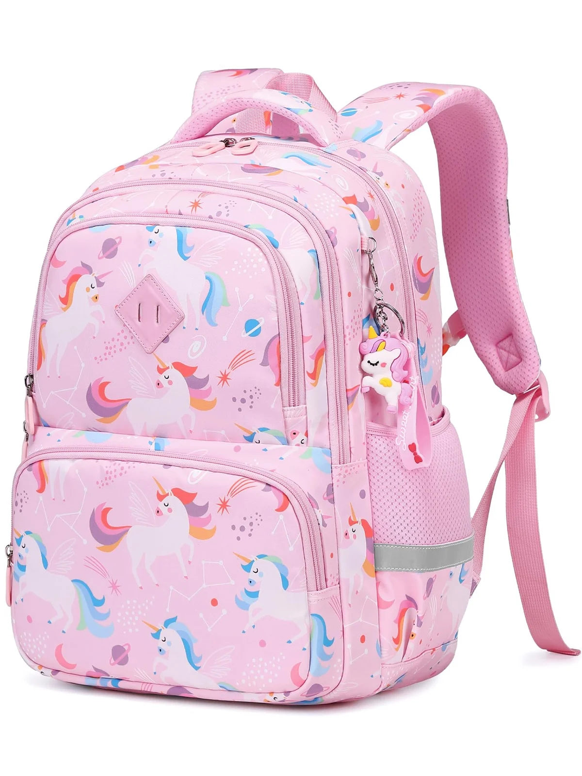 Backpacks Kawaii Printed Bookbags, Lightweight School Backpack, Waterproof Backpacks, Pink Unicorn