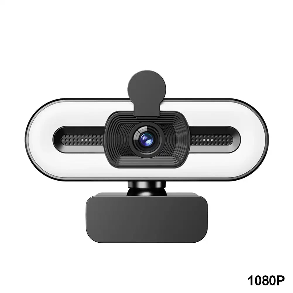 4K Webcam Autofocus HD Webcam with Fill Light Rotatable Laptop Webcam PC Computer Camera with Microphone for Youtube Video
