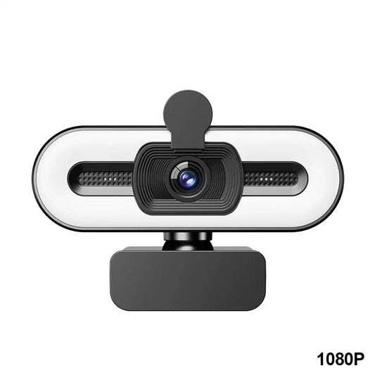 4K Webcam Autofocus HD Webcam with Fill Light Rotatable Laptop Webcam PC Computer Camera with Microphone for Youtube Video