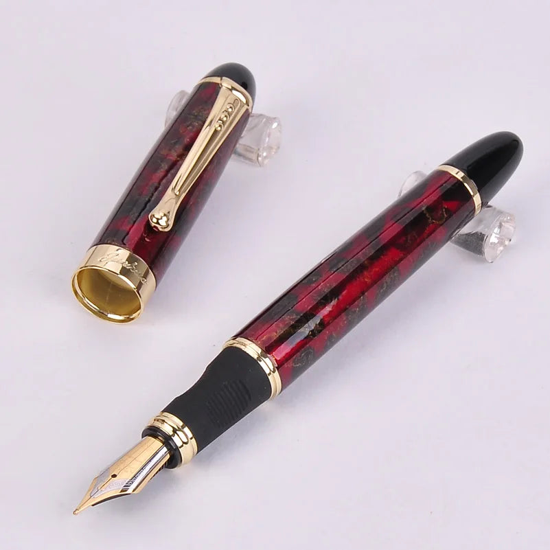 Jinhao X450 Luxury Dazzle Blue Fountain Pen High Quality Metal Inking Pens for Office Supplies School Supplies
