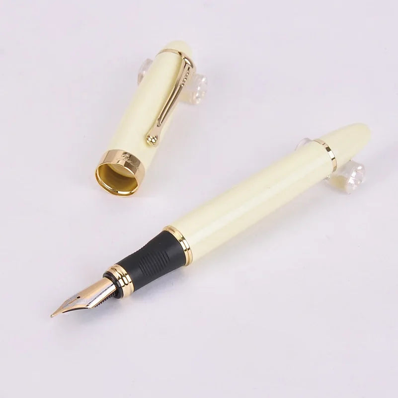 Jinhao X450 Luxury Dazzle Blue Fountain Pen High Quality Metal Inking Pens for Office Supplies School Supplies