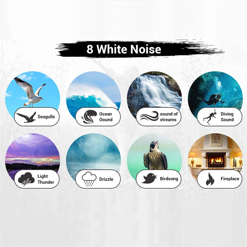 Bluetooth 5.2 Headphone 3D Wireless Music Eye Mask White Noise Headset for Artifact Breathable Sleeping Headphones