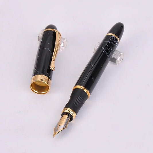 Jinhao X450 Luxury Dazzle Blue Fountain Pen High Quality Metal Inking Pens for Office Supplies School Supplies