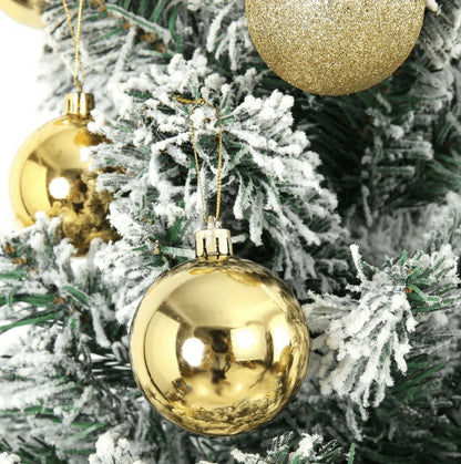 Christmas Decorations Clearance Mini Christmas Balls Ornaments, Small Shatterproof Christmas Baubles for Xmas Party Ornament Decor 30Mm