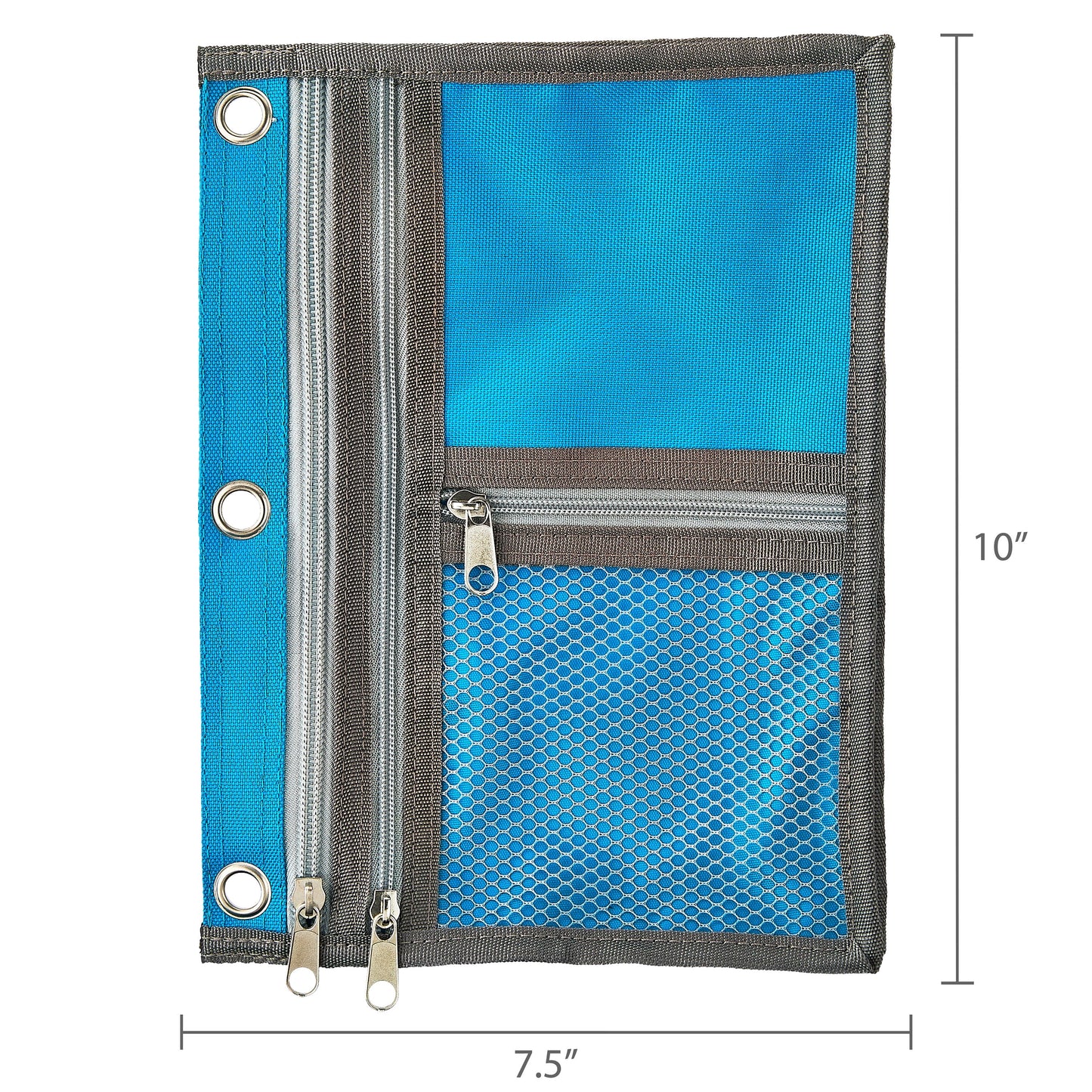 Blue Expandable Binder Pouch