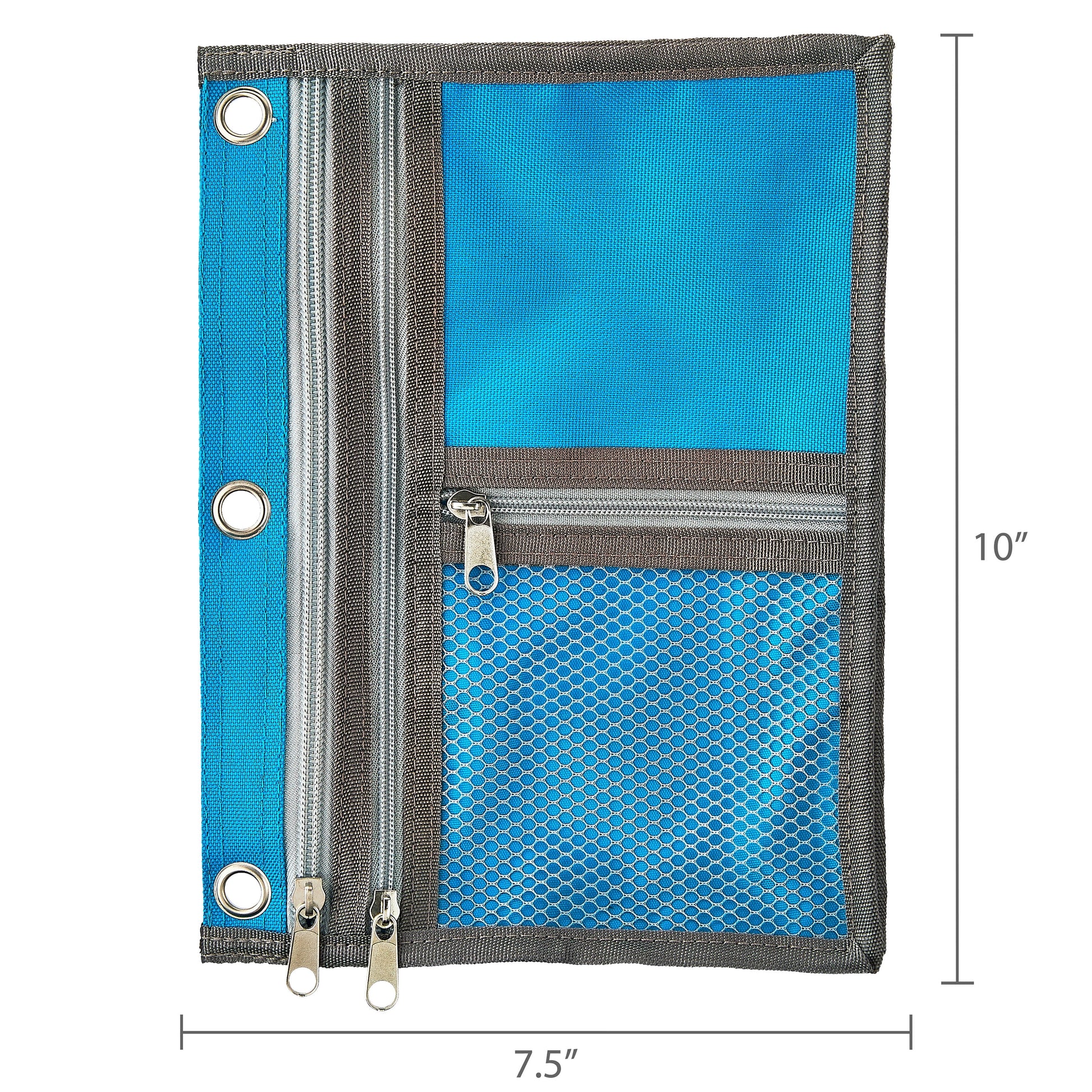 Blue Expandable Binder Pouch