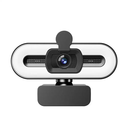 4K Webcam Autofocus HD Webcam with Fill Light Rotatable Laptop Webcam PC Computer Camera with Microphone for Youtube Video