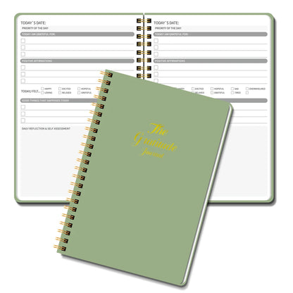 Gratitude Planner: a 5.71 X 8.15-Inch Undated Daily Gratitude Journal That Keeps Track of Your Mood