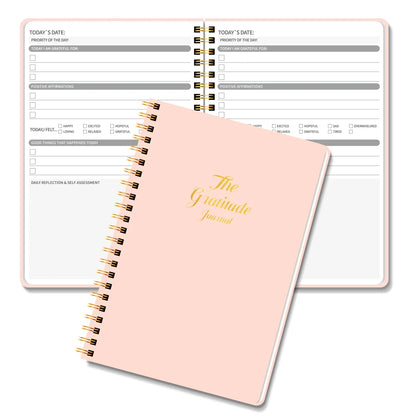 Gratitude Planner: a 5.71 X 8.15-Inch Undated Daily Gratitude Journal That Keeps Track of Your Mood