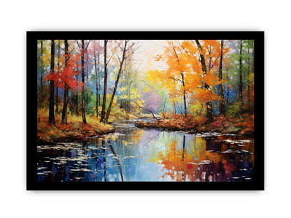 Rainbow Tree Art Canvas Art Print