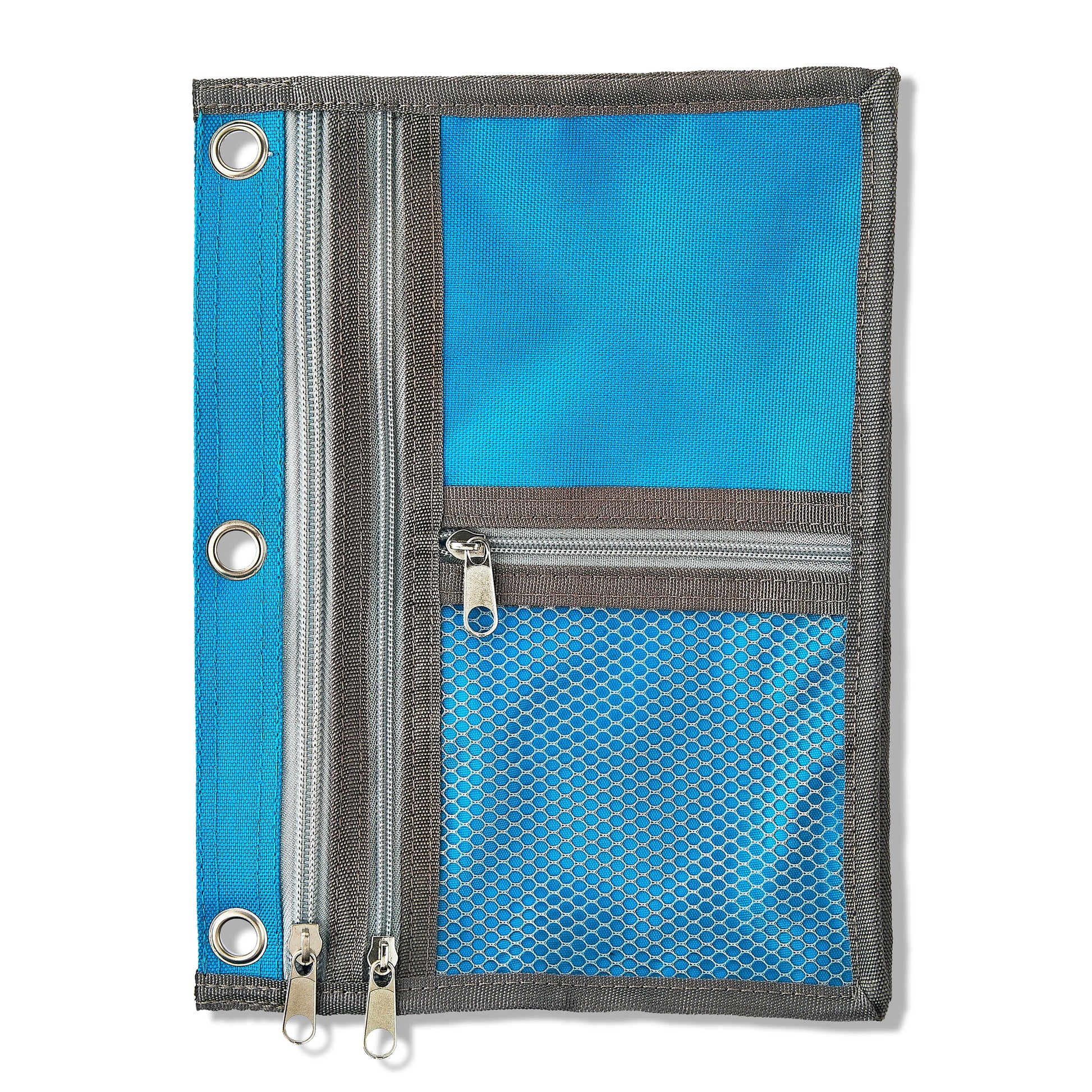 Blue Expandable Binder Pouch