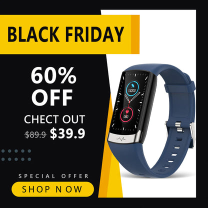 Morepro V19Pro-Multifunctional ECG(EKG) Smartwatch Health Tracker - Black Frrday 60% OFF🔥