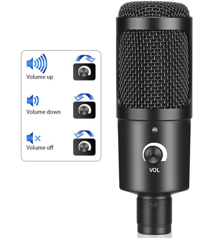 USB Microphone for Laptop and Computers for Recording