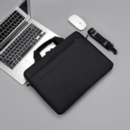 Computer Bag for Women, Laptop Tote Shoulder Bag, 14.1 in Laptop or Tablet, Stylish, Durable, Waterproof Fabric, Lightweight, Business Casual, Suitable for Multiple Laptops Black